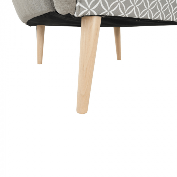 Scaun de design, ţesătură, capuccino/model, BELEK [12]