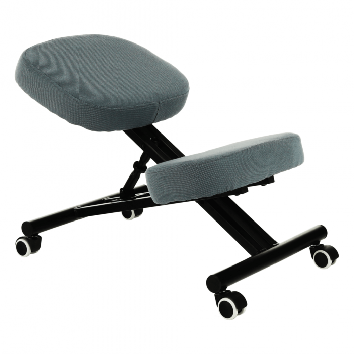 Scaun de îngenunchiere ergonomic, gri deschis / negru, KILIAN [14]