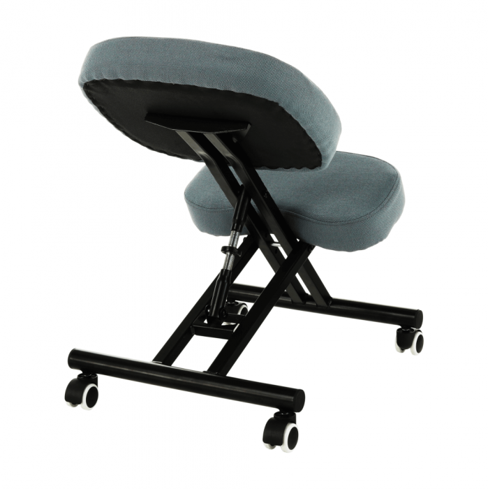 Scaun de îngenunchiere ergonomic, gri deschis / negru, KILIAN [20]