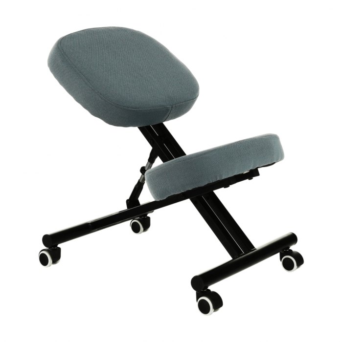 Scaun de îngenunchiere ergonomic, gri deschis / negru, KILIAN [22]