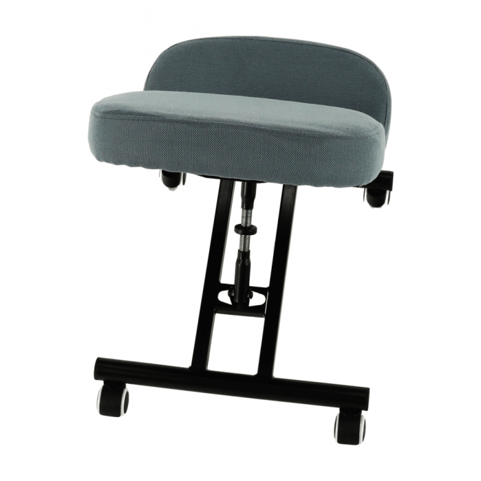 Scaun de îngenunchiere ergonomic, gri deschis / negru, KILIAN [12]