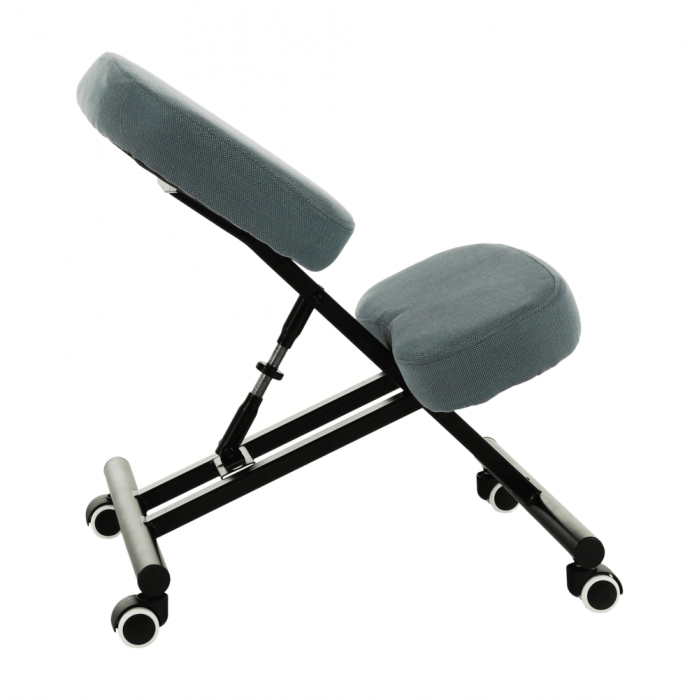 Scaun de îngenunchiere ergonomic, gri deschis / negru, KILIAN [21]
