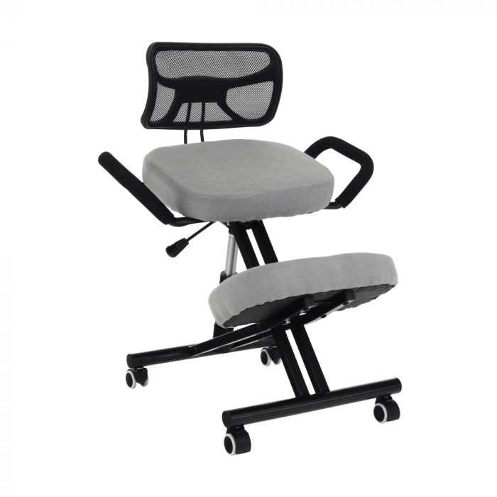 Scaun de îngenunchiere ergonomic, gri-maro Taupe / negru, RUFUS [28]