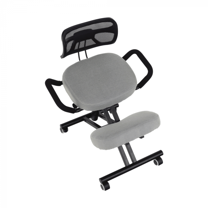 Scaun de îngenunchiere ergonomic, gri-maro Taupe / negru, RUFUS [30]