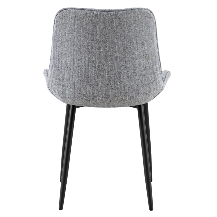 Scaun de sufragerie, gri deschis/negru, ZAJRA [5]