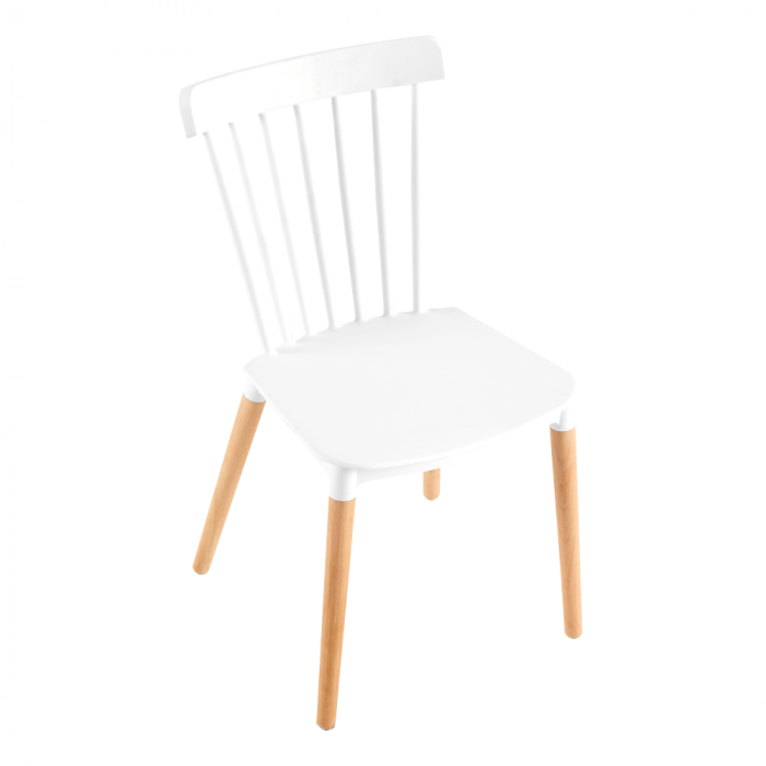 Scaun dining, alb / fag, ZOSIMA [3]