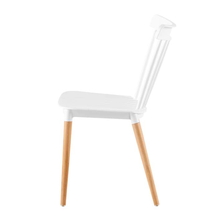 Scaun dining, alb / fag, ZOSIMA [4]