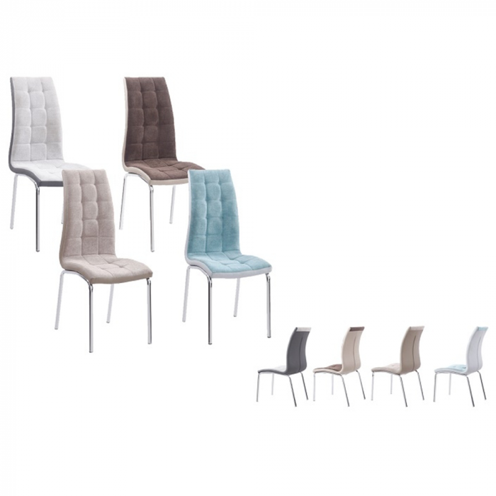 Scaun dining, bej/crom, GERDA NEW [2]