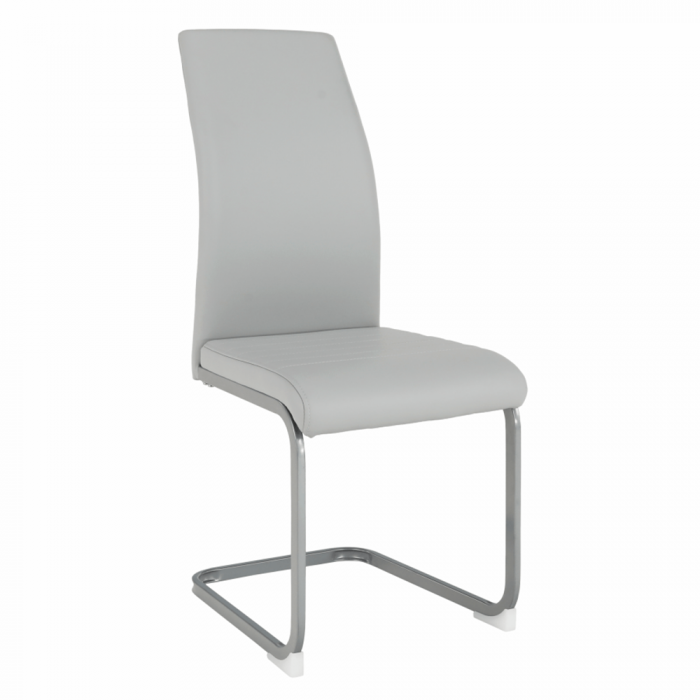 Scaun dining, gri deschis / gri, NOBATA [1]