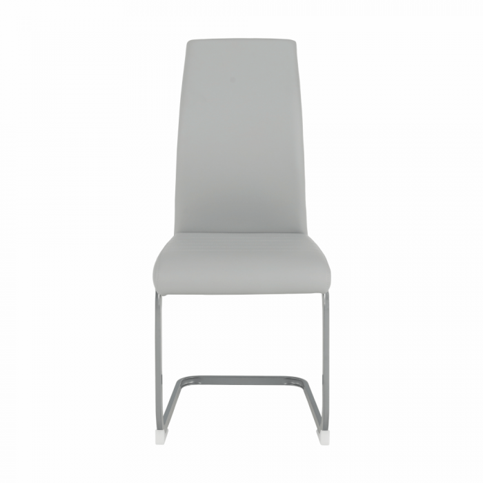 Scaun dining, gri deschis / gri, NOBATA [2]