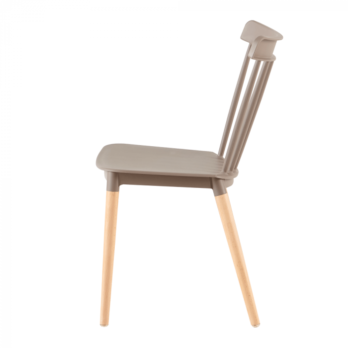 Scaun dining, gri / fag, ZOSIMA [4]