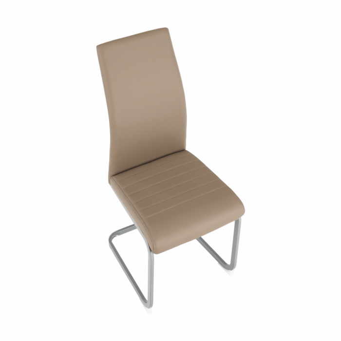 Scaun dining, gri maro Taupe / gri, NOBATA [7]