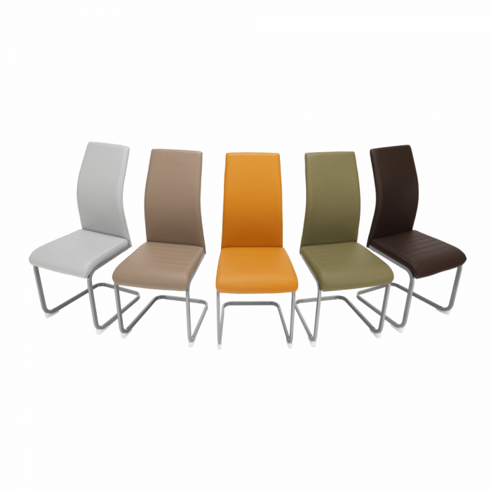 Scaun dining, gri maro Taupe / gri, NOBATA [15]