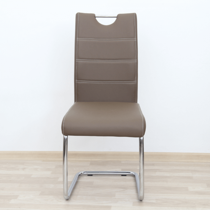 Scaun dining, maro/cusături deschise, ABIRA NEW [3]