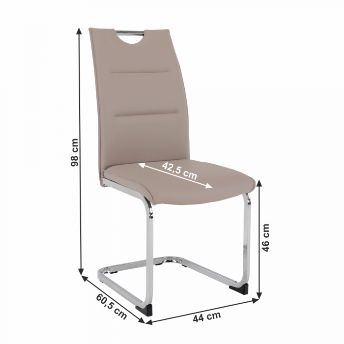 Scaun dining, maro deschis, TOSENA [12]