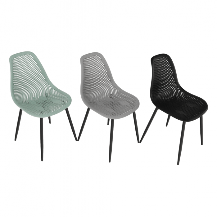Scaun dining, negru, TEGRA TYP 2 [18]
