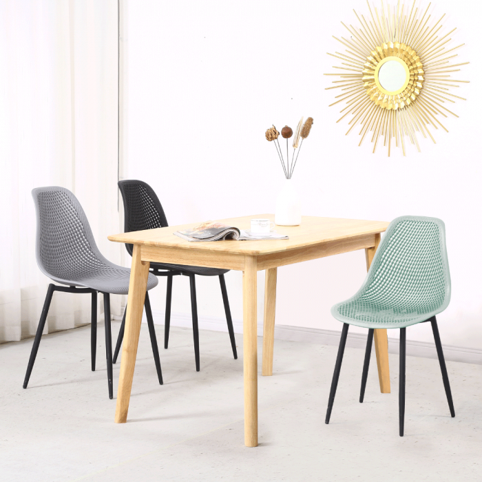 Scaun dining, negru, TEGRA TYP 2 [4]