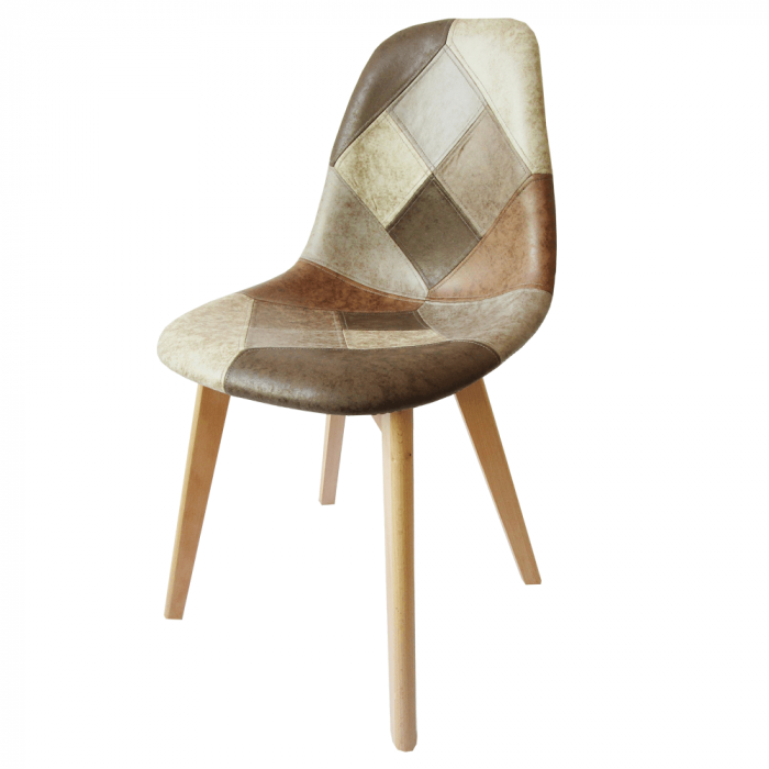 Scaun dining, patchwork/fag, SALEVA [2]