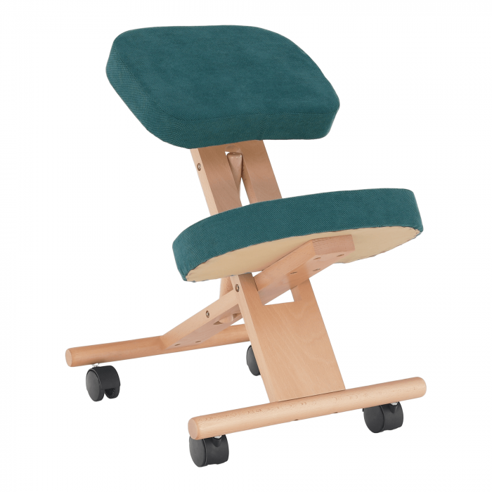 Scaun ergonomic, petrol/ fag, FLONET [16]