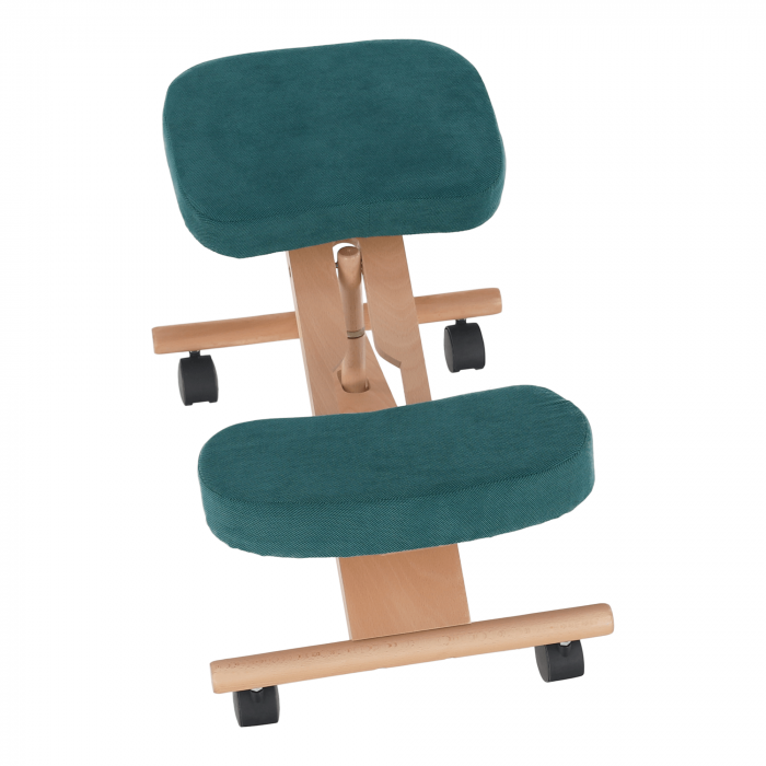 Scaun ergonomic, petrol/ fag, FLONET [17]
