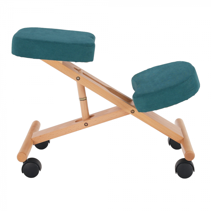 Scaun ergonomic, petrol/ fag, FLONET [13]