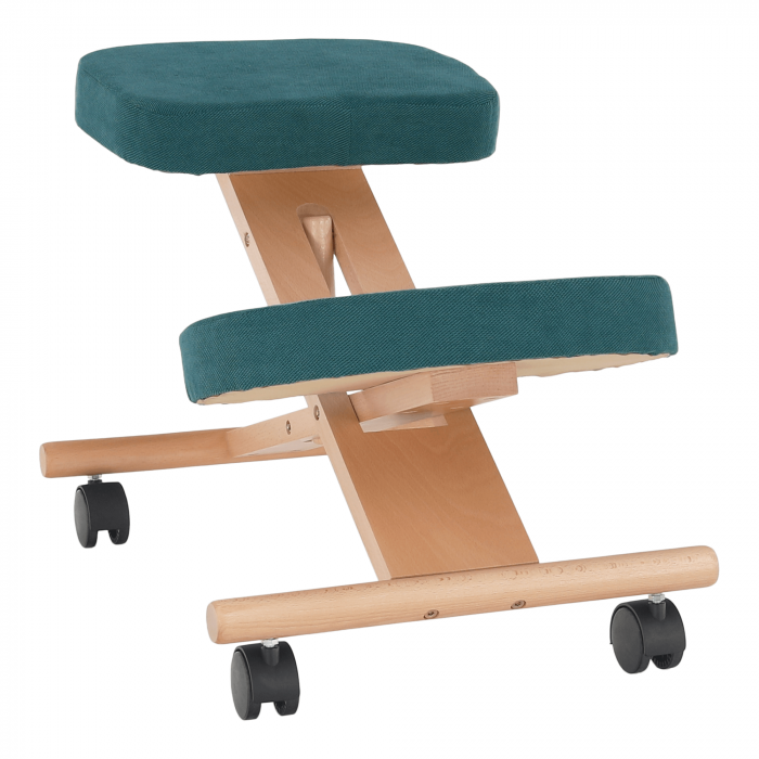 Scaun ergonomic, petrol/ fag, FLONET [15]