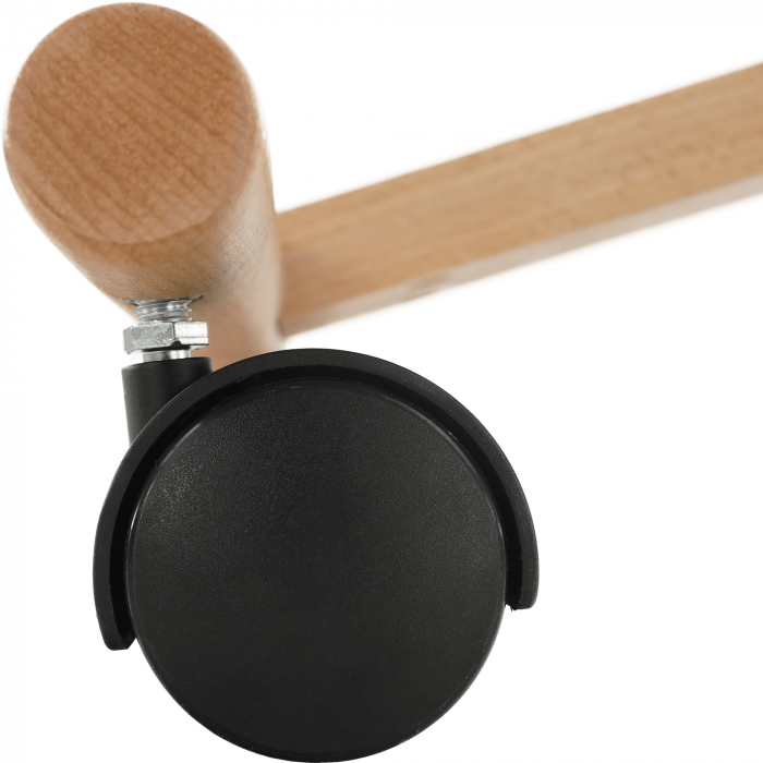 Scaun ergonomic, portocale/ fag, FLONET [10]
