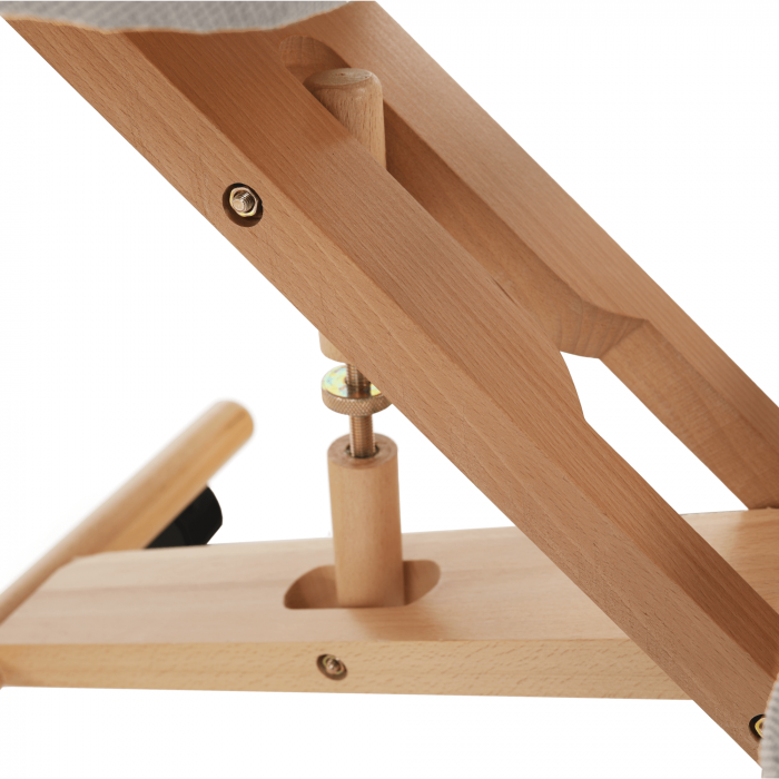 Scaun genunchi ergonomic, gri-maro Taupe / fag, FLONET [7]