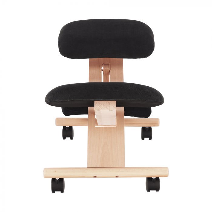 Scaun genunchi ergonomic, negru / fag, GROCO [6]