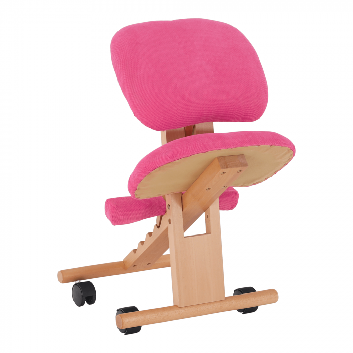 Scaun genunchi ergonomic, roz/ fag, GROCO [14]