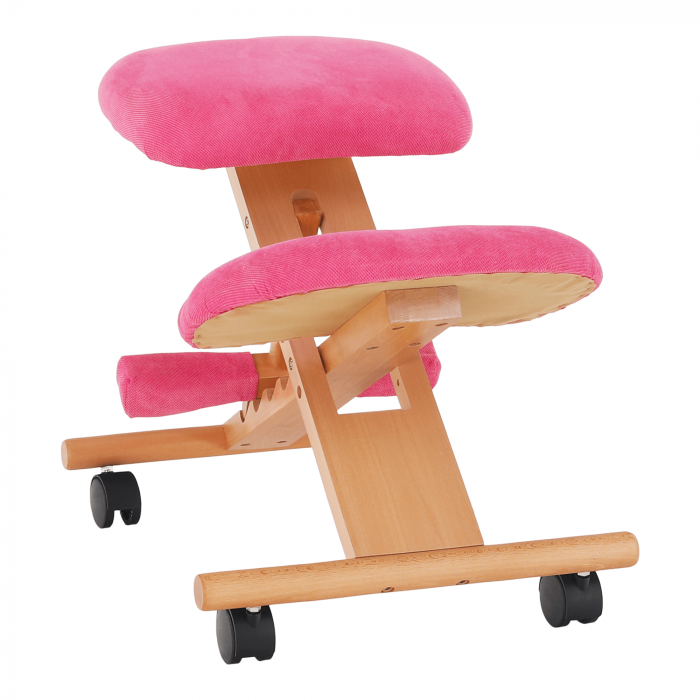 Scaun genunchi ergonomic, roz/ fag, GROCO [1]
