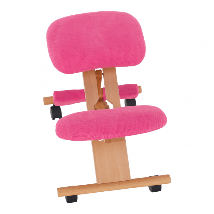 Scaun genunchi ergonomic, roz/ fag, GROCO [15]