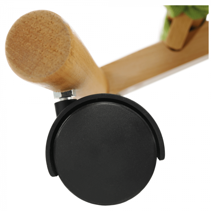 Scaun genunchi ergonomic, verde/ fag, GROCO [14]
