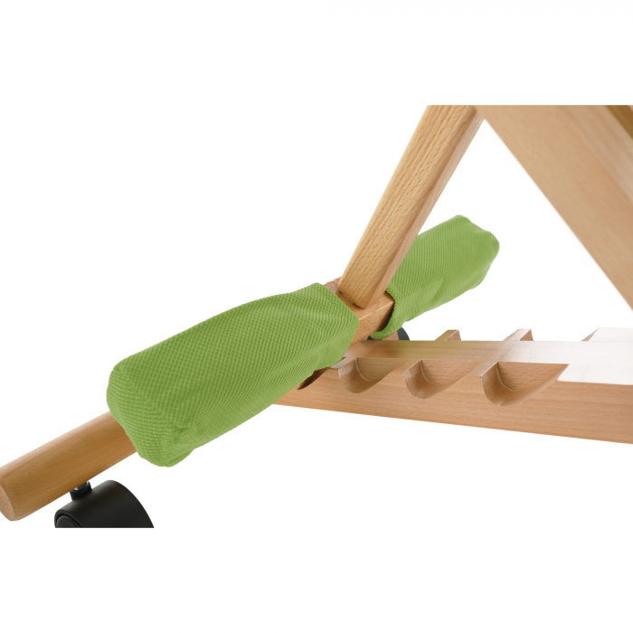 Scaun genunchi ergonomic, verde/ fag, GROCO [12]