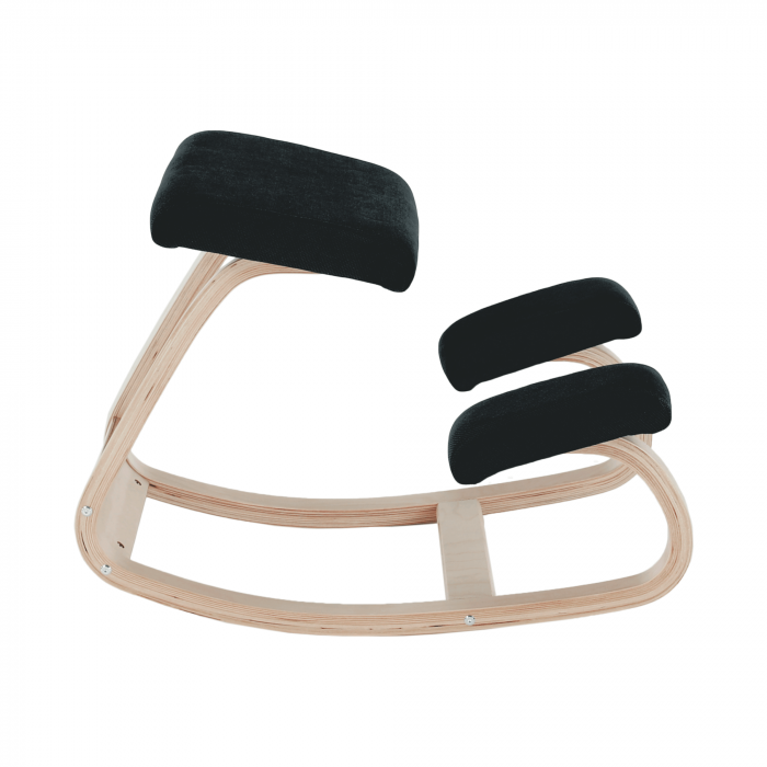 Scaun genunchi, negru / natural, RENAR [6]