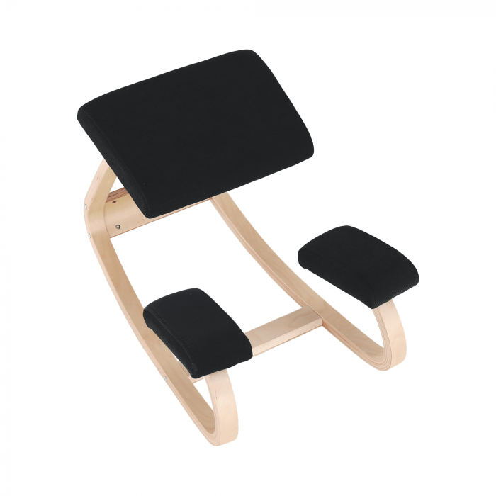 Scaun genunchi, negru / natural, RENAR [7]