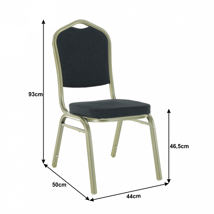 Scaun, gri/champagne, ZINA 2 NEW [19]