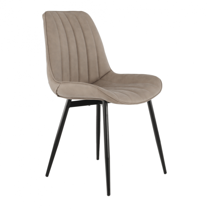 Scaun, gri maroniu taupe/negru, HAZAL [14]