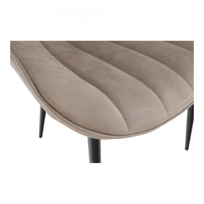 Scaun, gri maroniu taupe/negru, HAZAL [3]