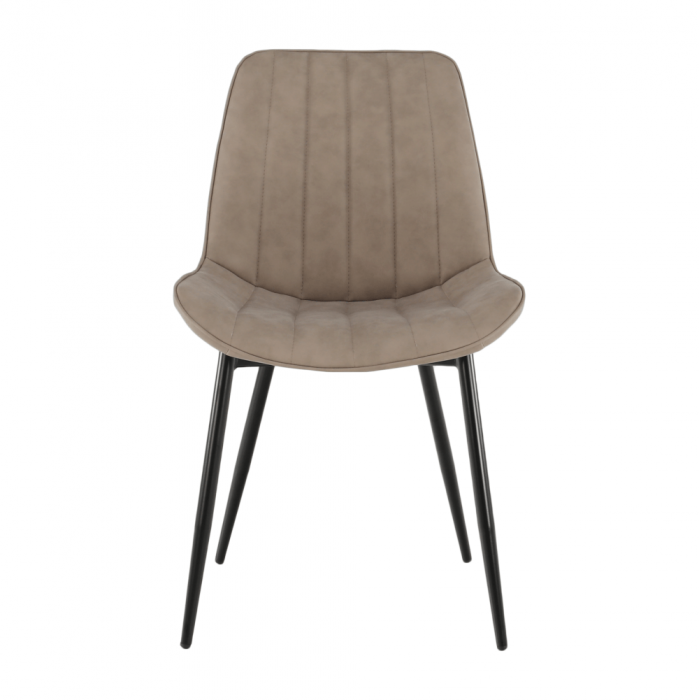Scaun, gri maroniu taupe/negru, HAZAL [15]