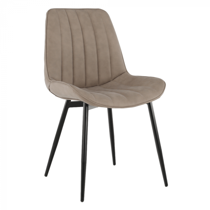 Scaun, gri maroniu taupe/negru, HAZAL [1]