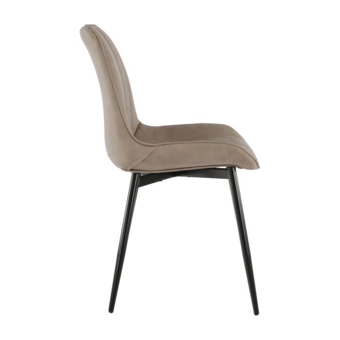 Scaun, gri maroniu taupe/negru, HAZAL [13]