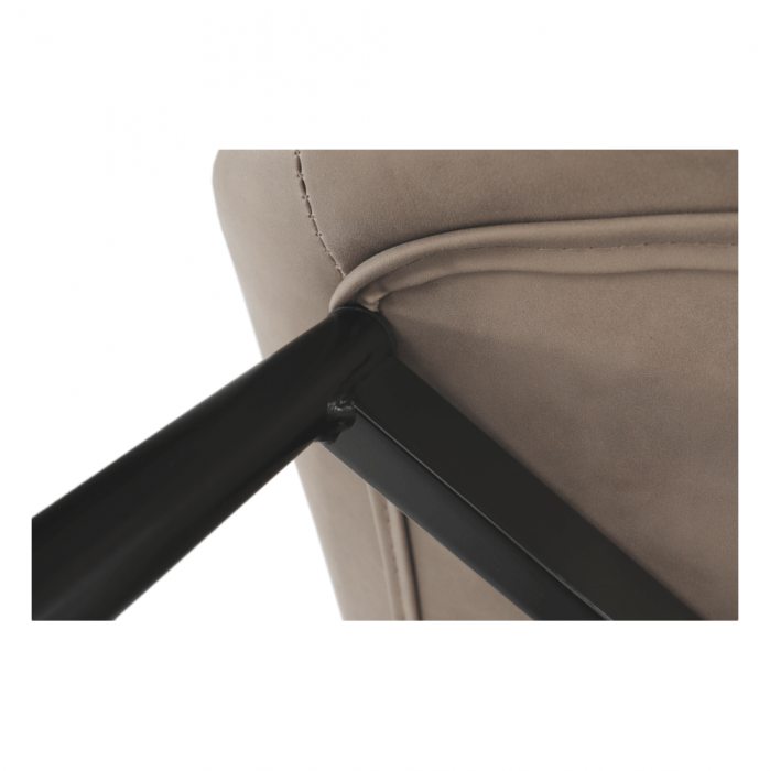 Scaun, gri maroniu taupe/negru, HAZAL [2]