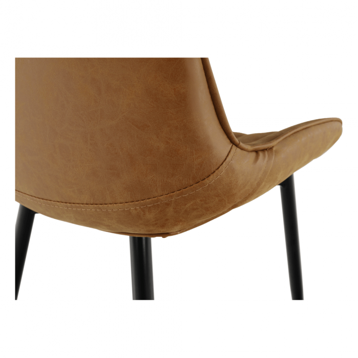 Scaun, maro camel/negru, HAZAL [5]
