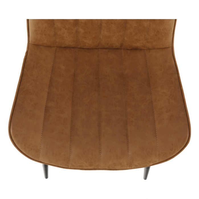 Scaun, maro camel/negru, HAZAL [6]