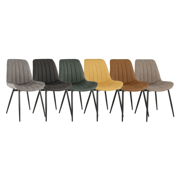 Scaun, maro camel/negru, HAZAL [2]
