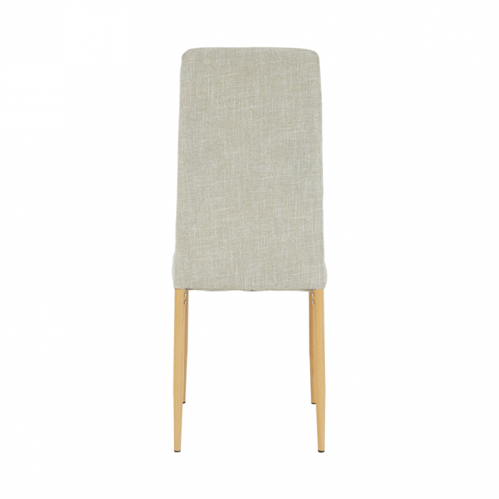 Scaun, material textil bej/cadru metalic fag, COLETA NOVA [3]