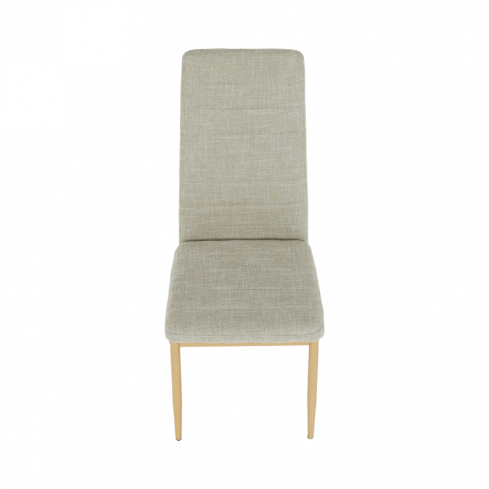 Scaun, material textil bej/cadru metalic fag, COLETA NOVA [4]