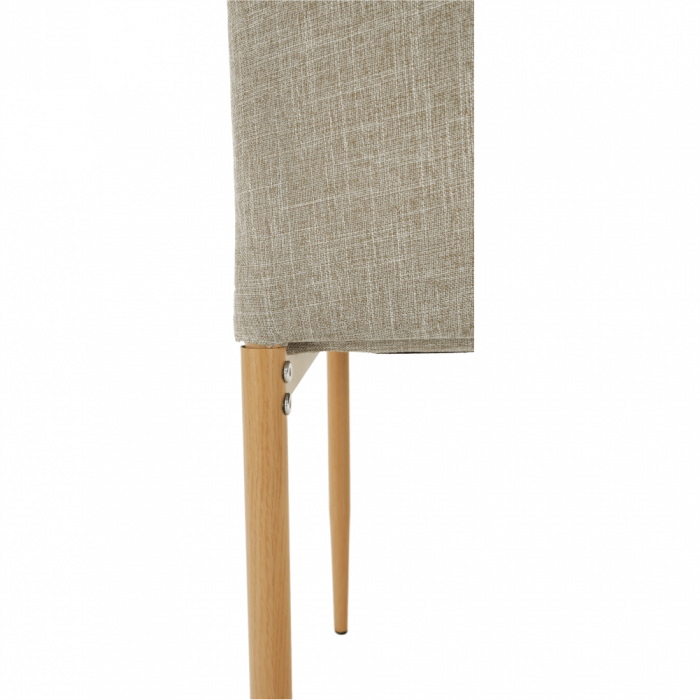 Scaun, material textil bej/cadru metalic fag, COLETA NOVA [10]