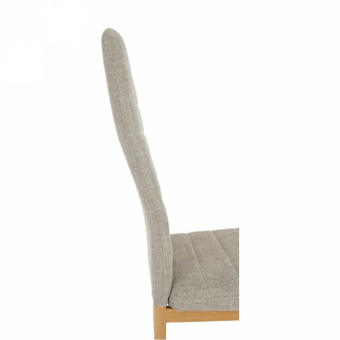 Scaun, material textil bej/cadru metalic fag, COLETA NOVA [12]
